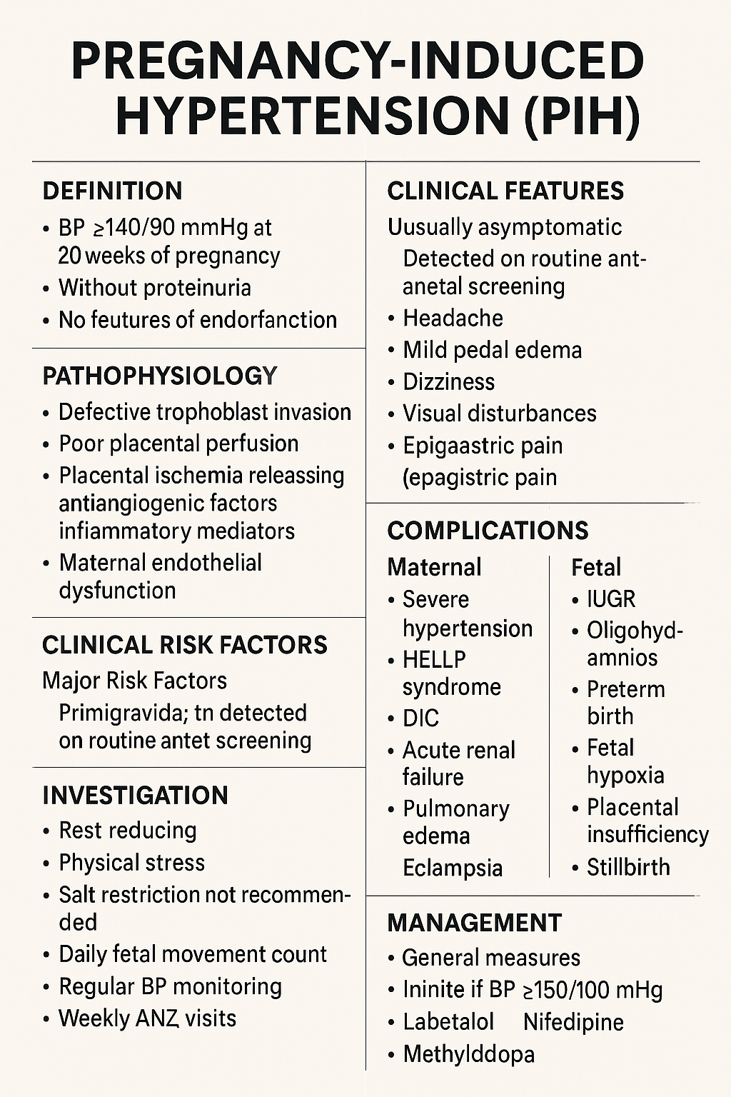 Pregnancy-Induced Hypertension (PIH): Complete Causes, Symptoms, Diagnosis & Treatment Guide